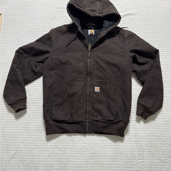 Carhartt Size:M(8/10) Women’s Brown Hooded Jacket - Picture 1 of 14